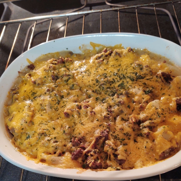 Hamburger Potato Casserole