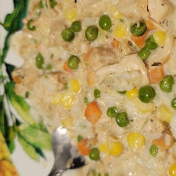 Instant Pot Chicken Pot Pie (Crustless and Gluten Free)