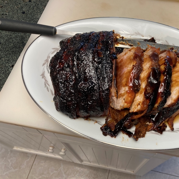 Bacon-Wrapped Pork Tenderloin with Balsamic and Fig