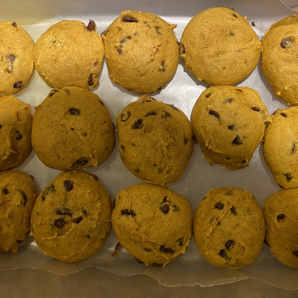 Pumpkin Chocolate Chip Cookies I