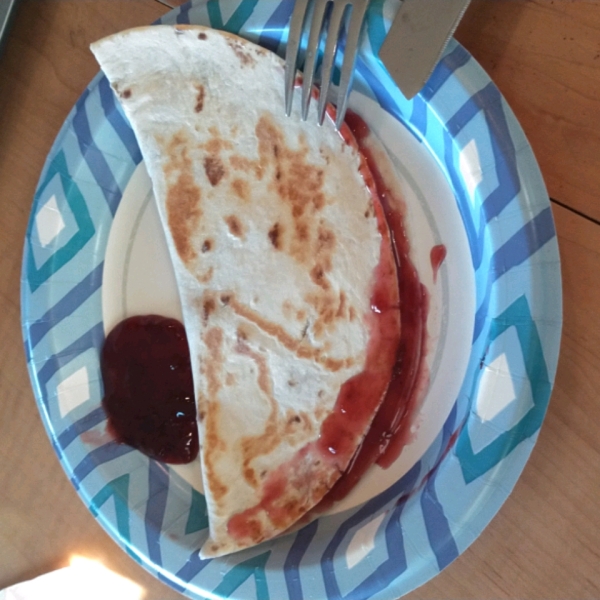 Strawberry Cheesecake Quesadillas