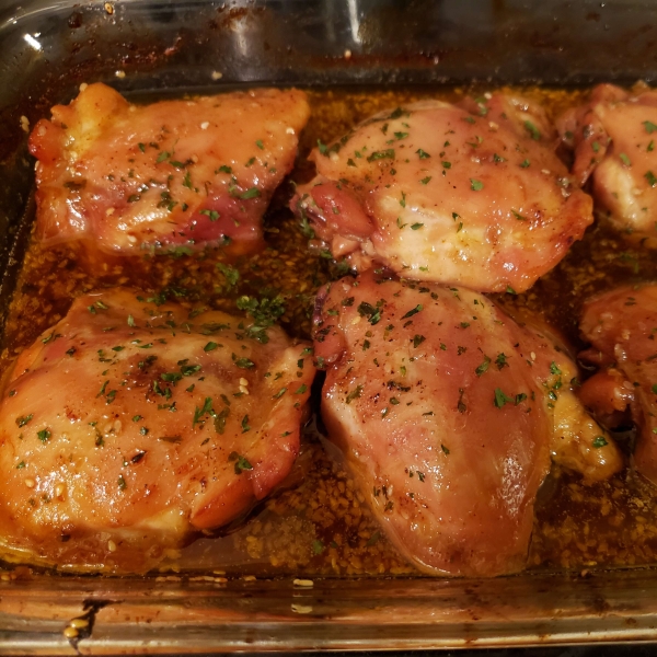 Maple-Ginger Chicken Thighs