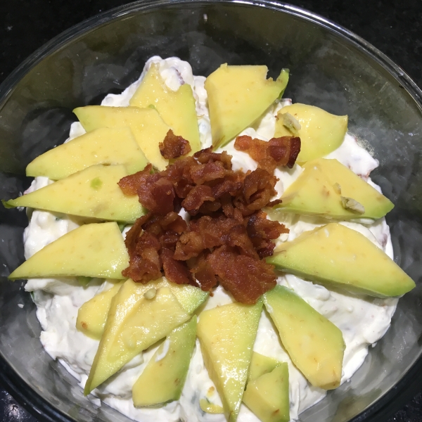 Bacon Avocado Cream Cheese Dip