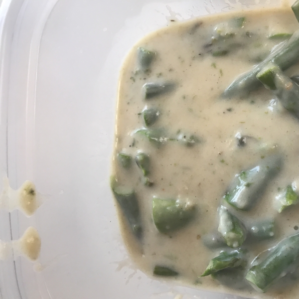 Creamed Asparagus on Toast