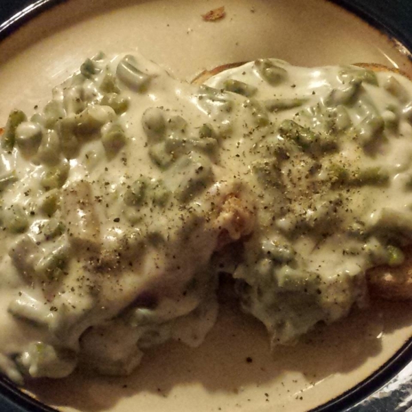 Creamed Asparagus on Toast