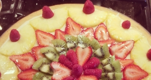 Fruit Pizza with White Chocolate