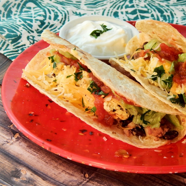 Corned Beef Hash Breakfast Tacos