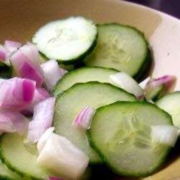 Cucumber Salad with Rice Vinegar