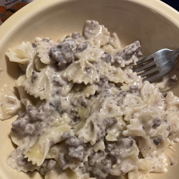 Simple Beef Stroganoff