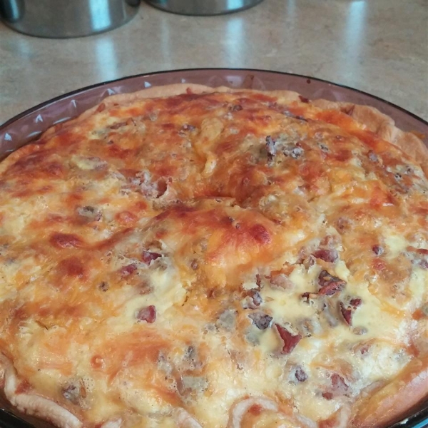 Bacon and Swiss Quiche