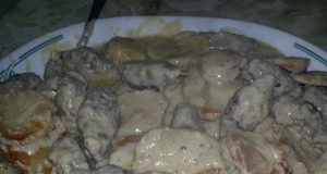 Kifta and Potatoes with Tahini Sauce