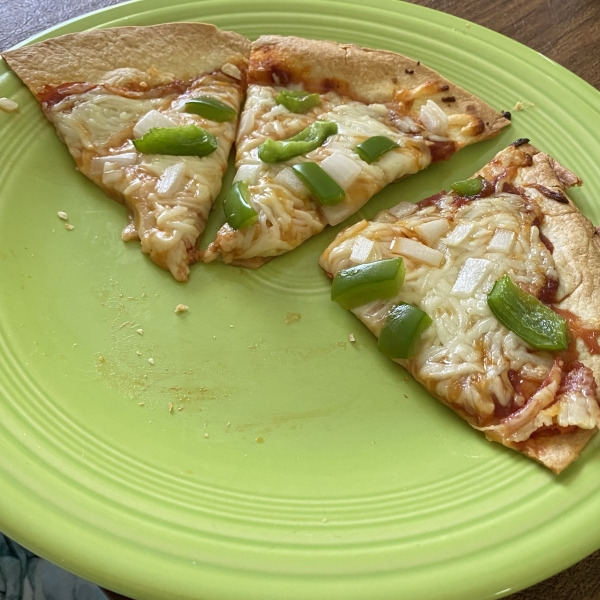 3 Cheese Tortilla Pizza