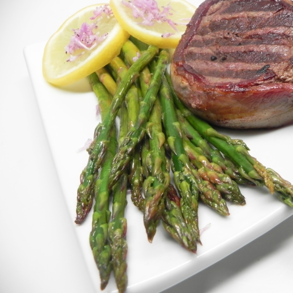 Pan-Fried Minty Asparagus