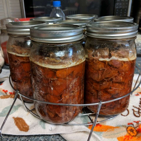 Easy Canned Venison