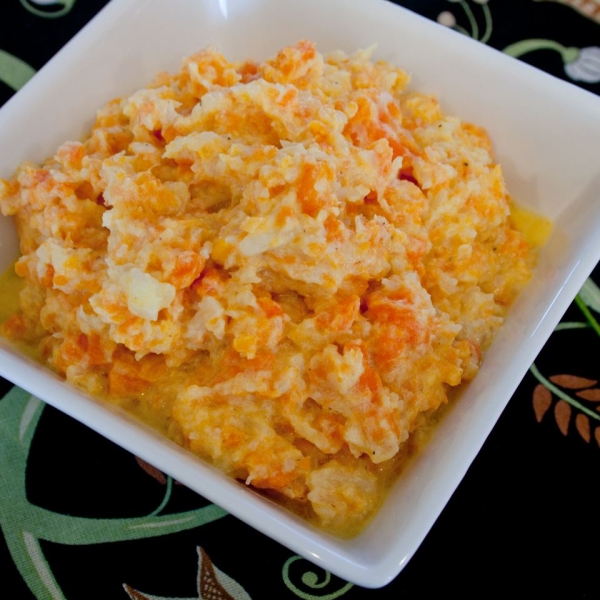 Mashed Cauliflower and Carrots