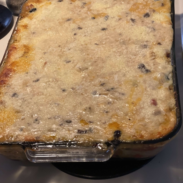 Baked Fettuccine Lasagna