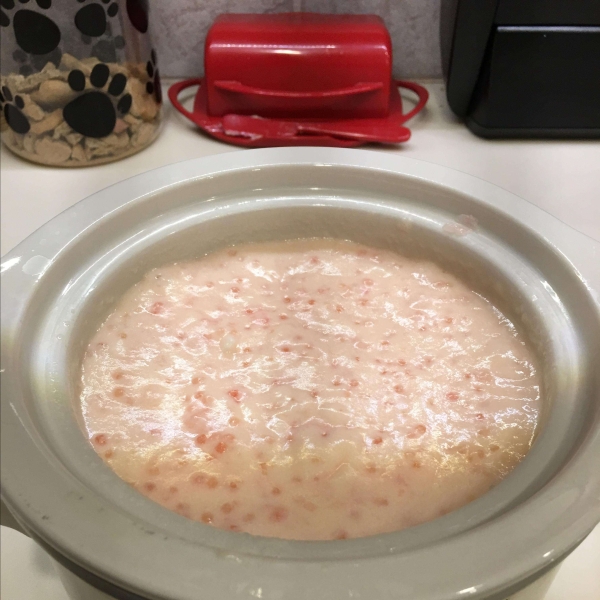 Slow Cooker Tapioca Pudding