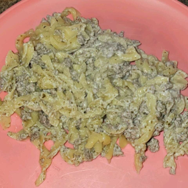 Presto Pesto Hamburger Mac