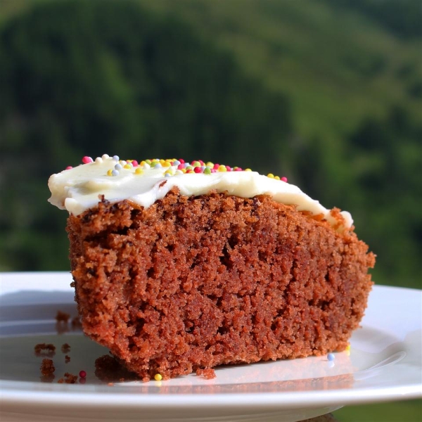 High-Altitude Buttermilk Devil's Food Cake