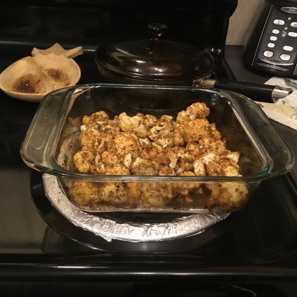 Roasted Cajun Cauliflower