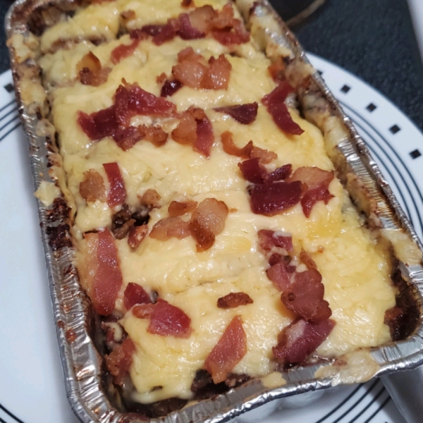 Bacon Mushroom Swiss Meatloaf