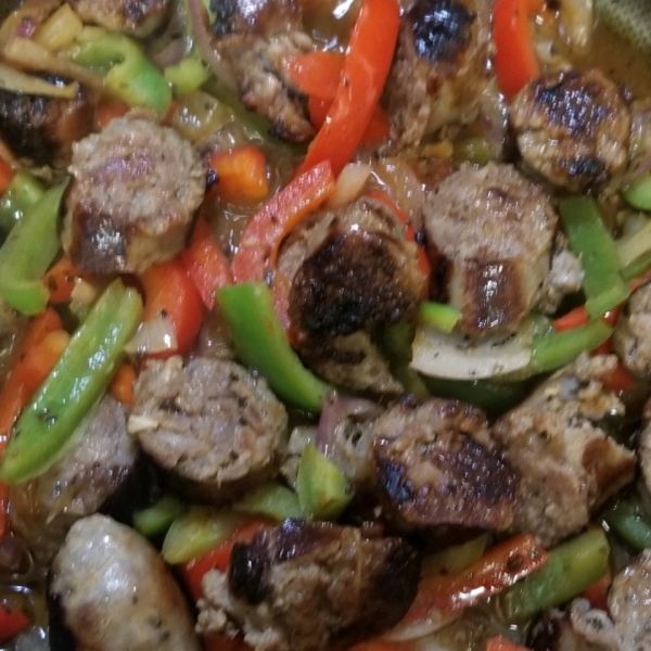 Italian Sausage, Peppers, and Onions