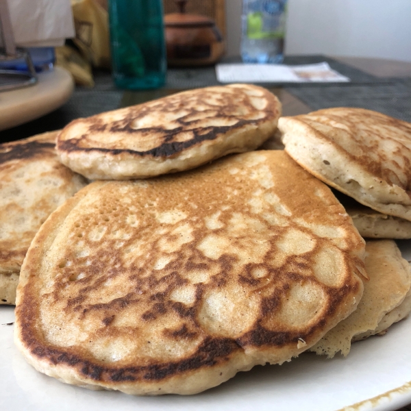 Vegan Whole Wheat Apple Pancakes