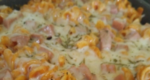 Rotini and Salami Casserole