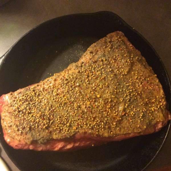 Mustard Glazed Corned Beef