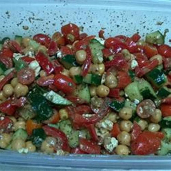 Easy Chickpea Salad