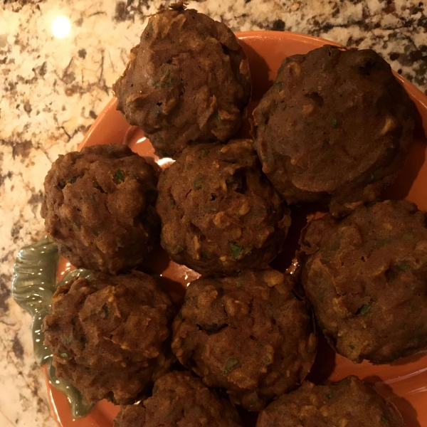 Pumpkin Spinach Toddler Muffins