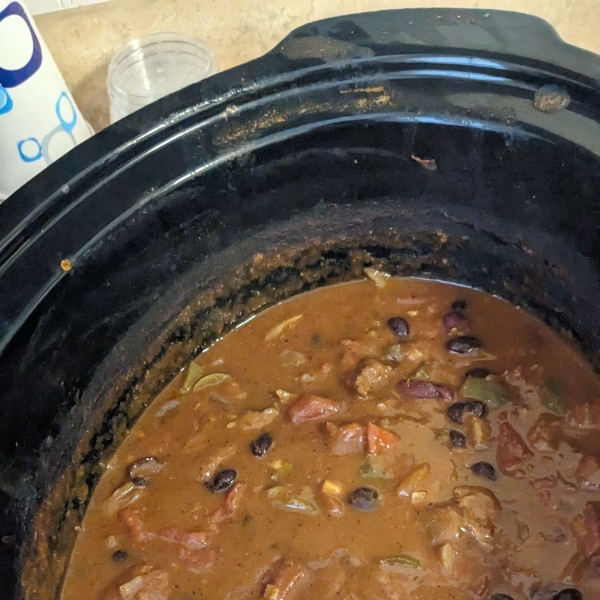 Slow-Cooked Stew Meat Chili