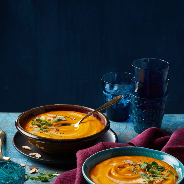 Caribbean Carrot-Ginger Soup