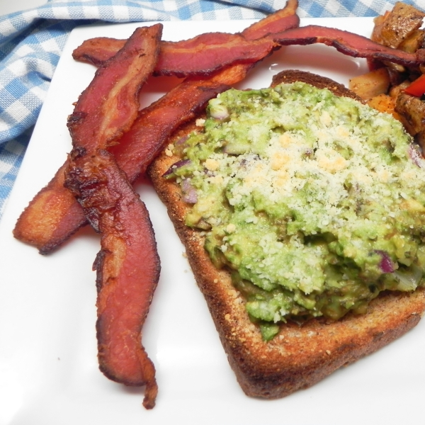 Avocado Toast with Grilled Cheese