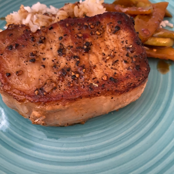 Pork Chops with Apple Cider Glaze