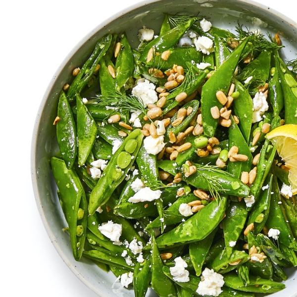 Sugar Snap Pea Salad with Lemon and Dill