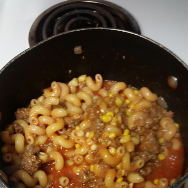 Homestyle Beef, Macaroni and Cheese