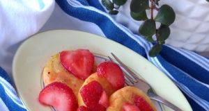 Grilled Polenta with Strawberries