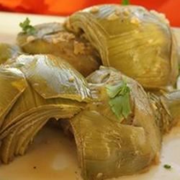 Garlic Sauteed Artichokes