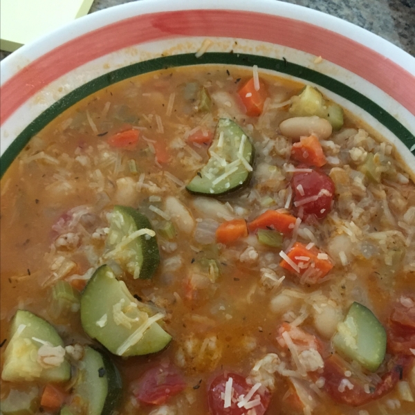 Kale, White Bean, and Farro Stew