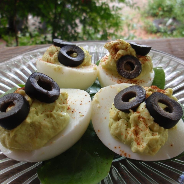 Devilish Guac Eggs