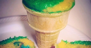 Rainbow Cupcake Cones