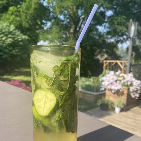 Mint-Cucumber Mojitos