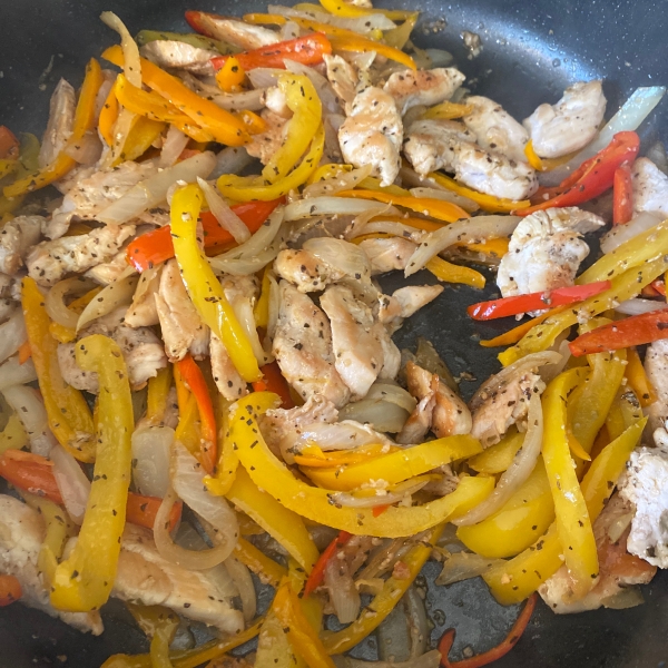 Chicken and Peppers with Balsamic Vinegar