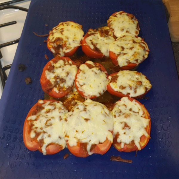 Rice and Beef Stuffed Tomatoes
