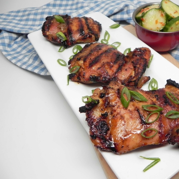 Korean-Inspired Grilled Chicken Thighs