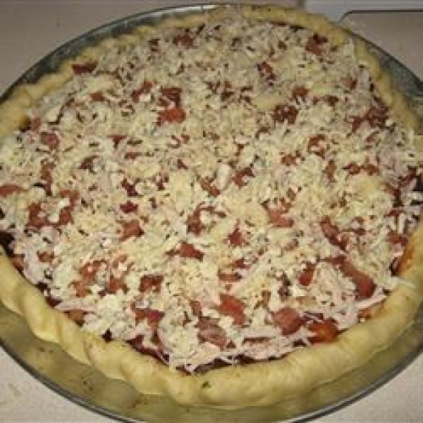 Husband-Friendly Chicken Pizza