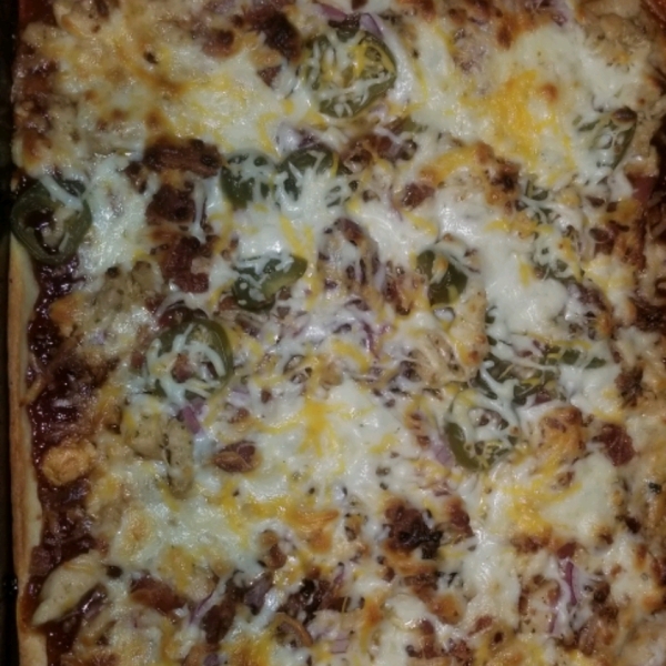 Husband-Friendly Chicken Pizza