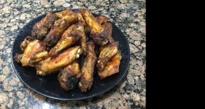 Crispy Baked Moroccan Chicken Wings with Yogurt Dip
