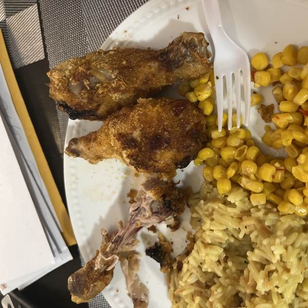 Cornflake-Crusted Chicken Drumsticks in the Air Fryer